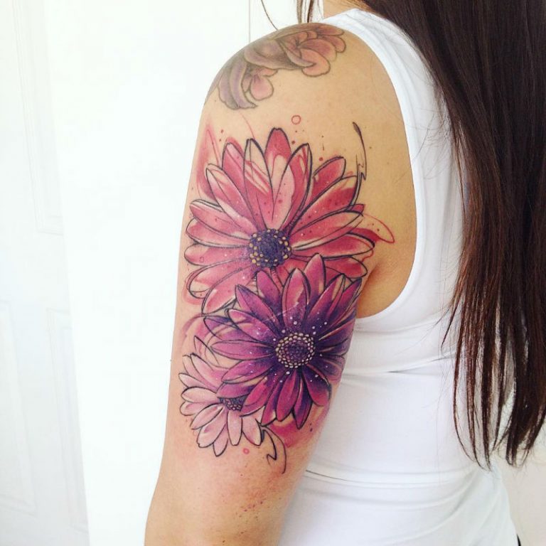 Innovating Watercolor Tattoos By Adrian Bascur