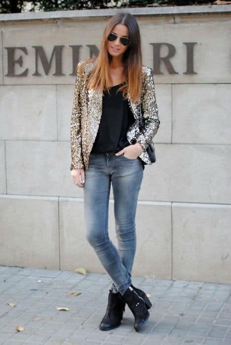 46 Trendy Ideas for Combining Blazer with Jeans