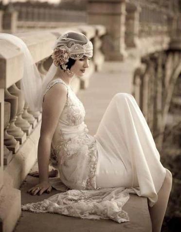 great gatsby wedding dress lace