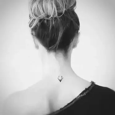 cute back of neck tattoos tumblr