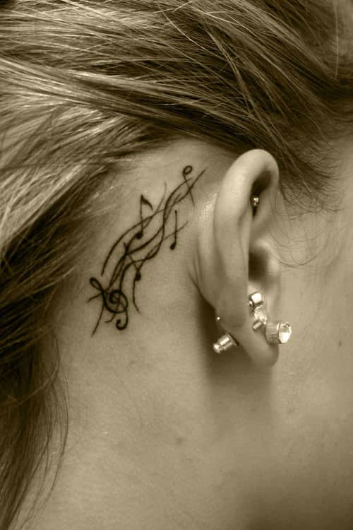 35 Awesome Music Tattoos  For Creative Juice
