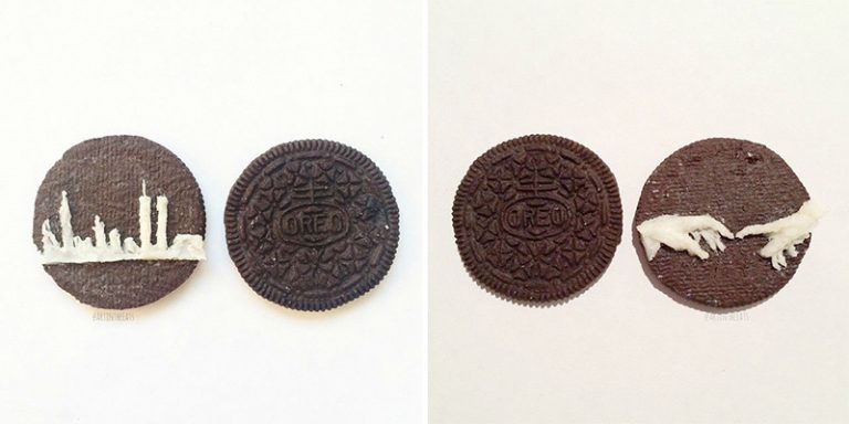 Incredible Oreo Cream Art by Tisha Cherry