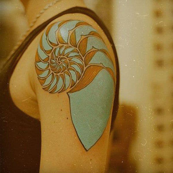 37 Unique Shell Tattoo Design Ideas