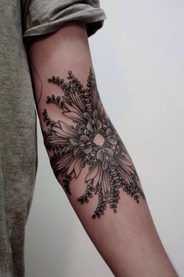 Delicate flower tattoos for girls by Roman Itchev  iNKPPL