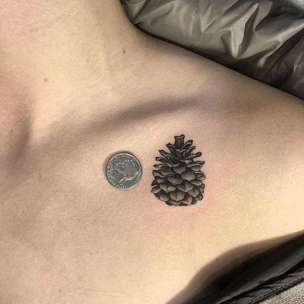 17 Pinecone Tattoos for People Who Love Nature  Moms Got the Stuff
