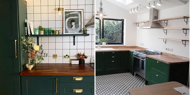25 Lively Green Kitchen Design Ideas