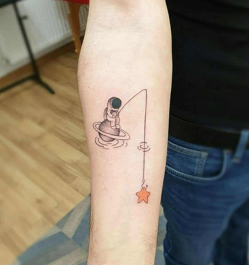 Little Tattoos  Little astronaut temporary tattoo get it here 