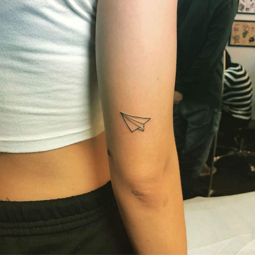 Buy 3 Paper Plane Temporary Tattoos Online in India  Etsy