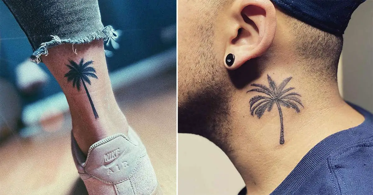 Male Wrist Black Palm Tree Tattoo   Palm tattoos Tree tattoo designs  Tattoos for guys