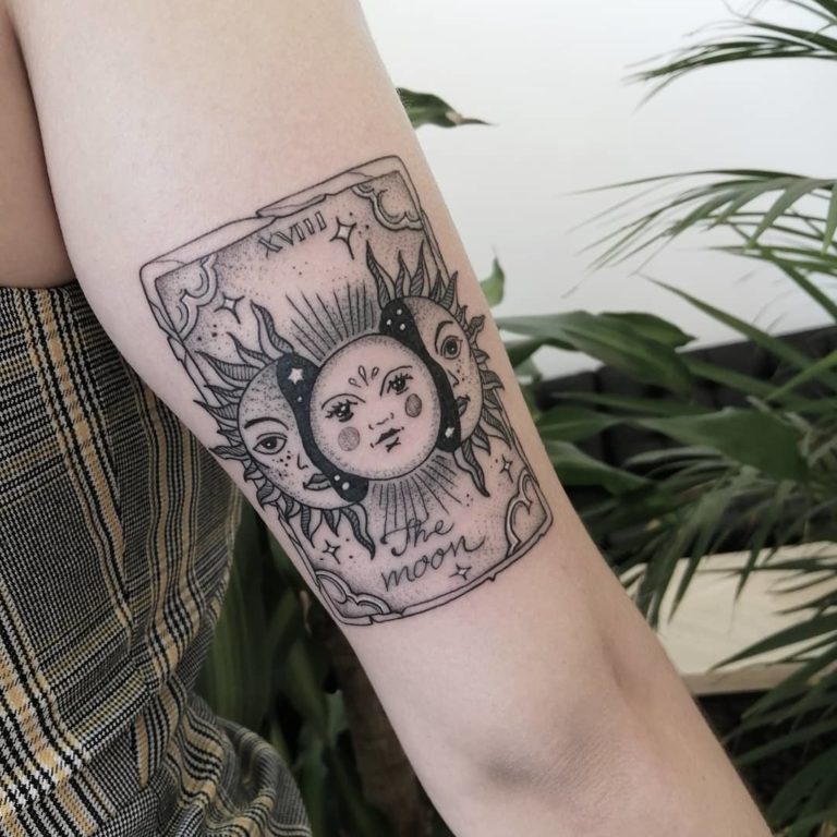 25 Magical Tarot Card Tattoo Examples