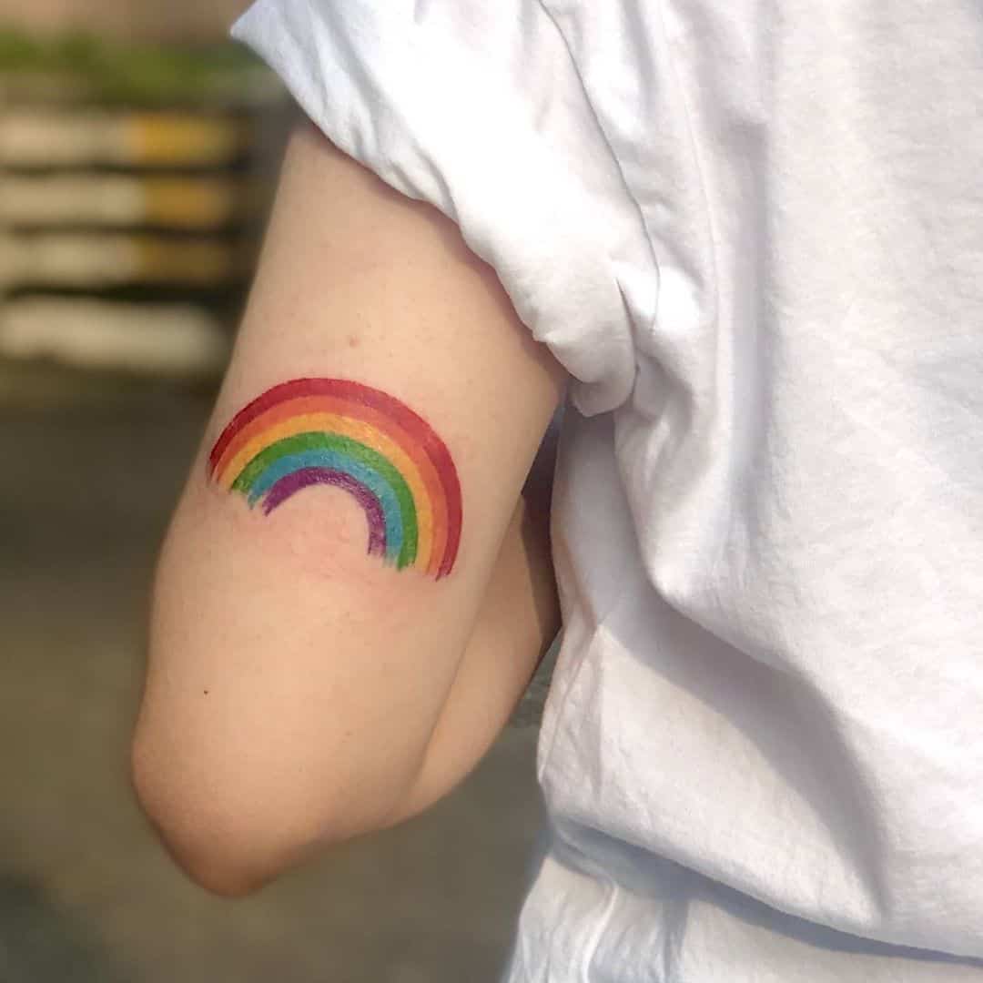 Rainbow Stripe by Team Tattly from Tattly Temporary Tattoos  Tattly  Temporary Tattoos  Stickers