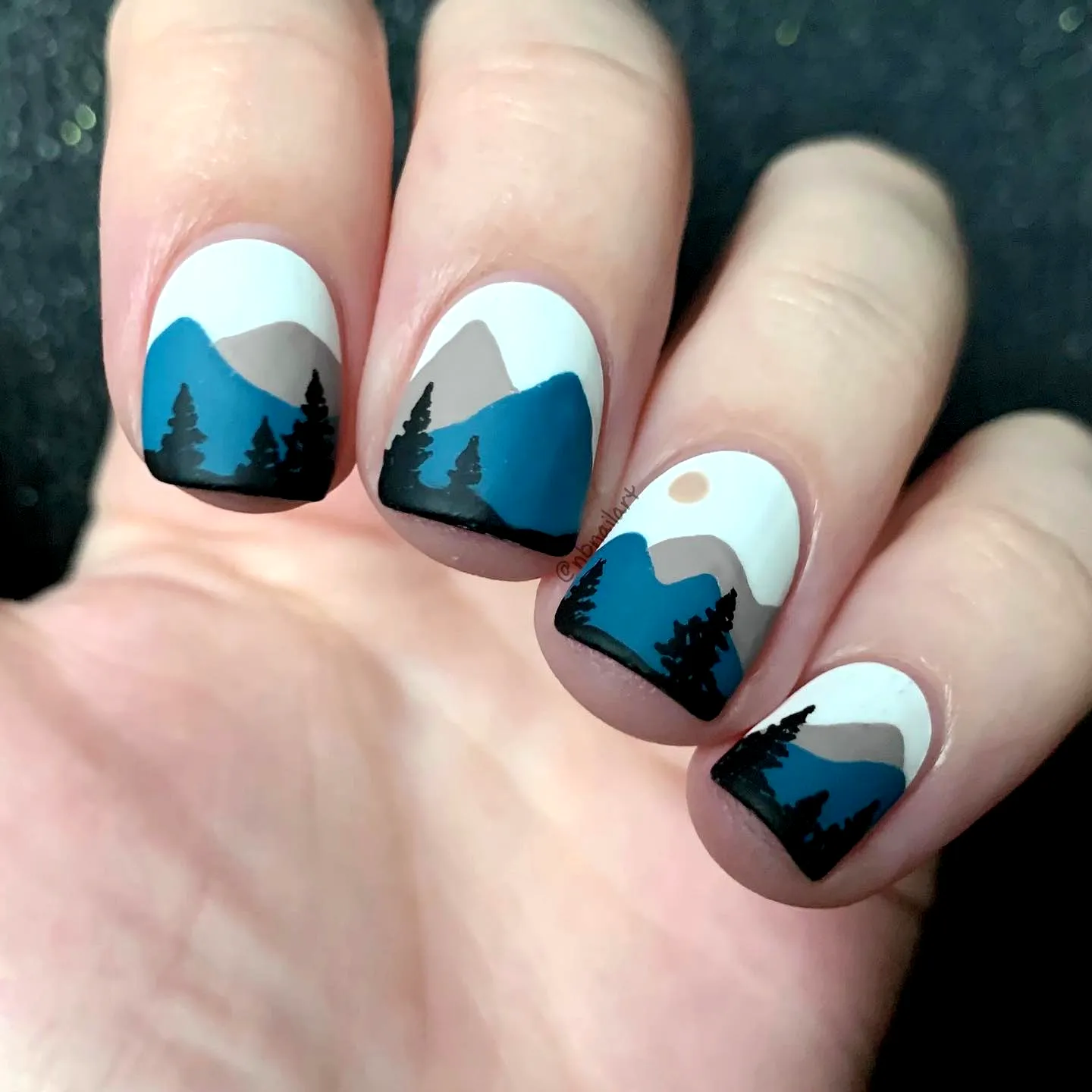 15 Trendy Mountain Nails Ideas For Your Next Manicure 15 Trendy Mountain Nails Ideas For Your Next Manicure
